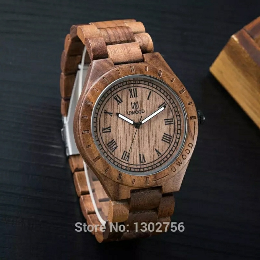 UWOOD Natural Wooden Watch Sandal Wood